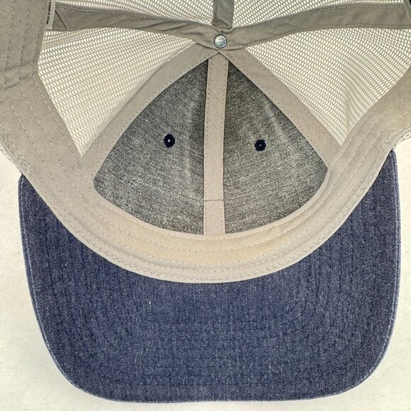 Rattler Ropes Mesh Trucker Hat Blue Gray Adjustable Snapback Cap Rodeo MD/LG - Picture 9 of 9
